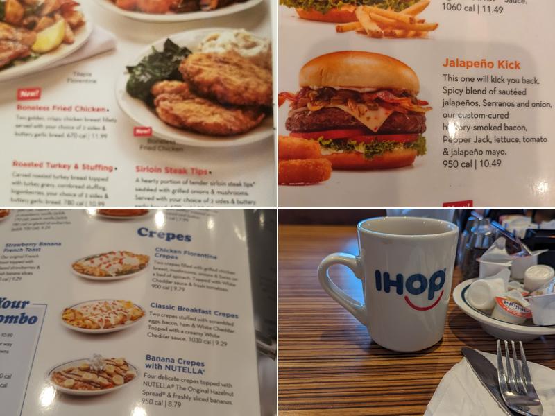 IHOP Menu