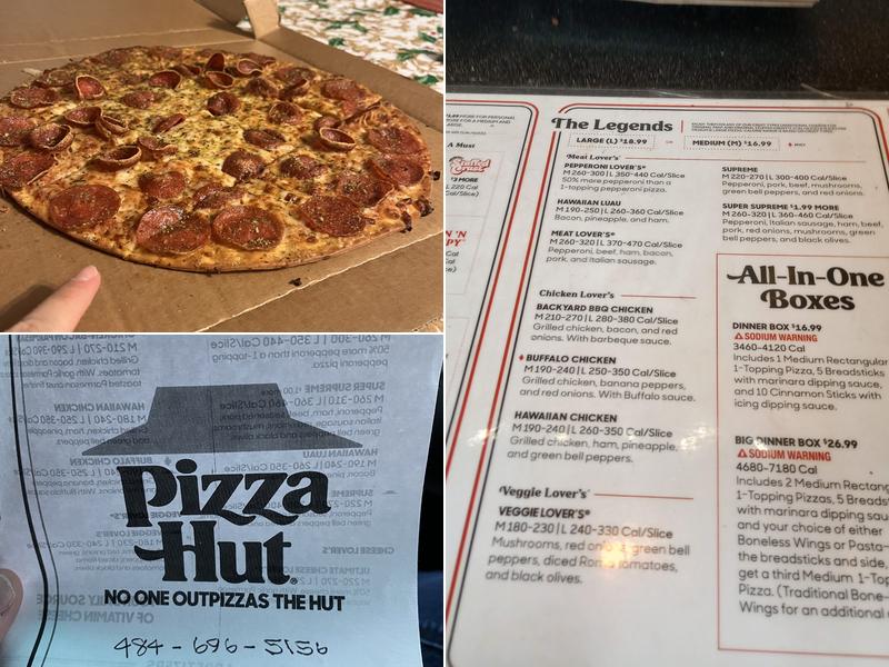Pizza Hut Menu