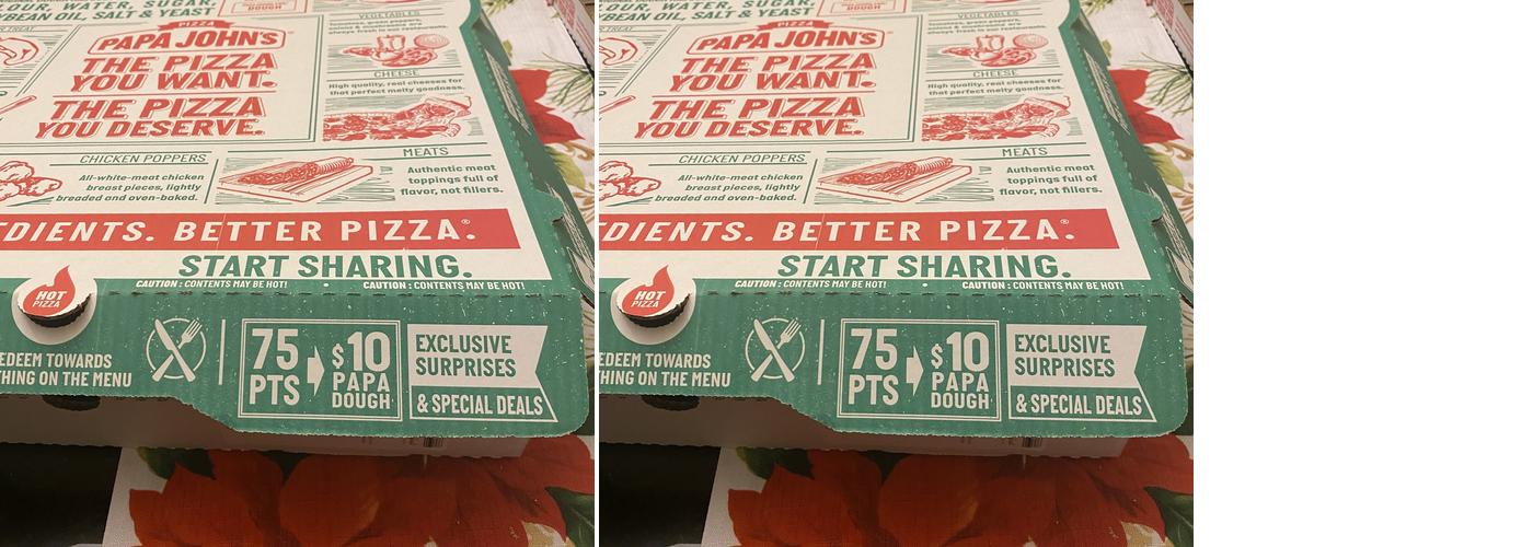 Papa Johns Pizza Menu