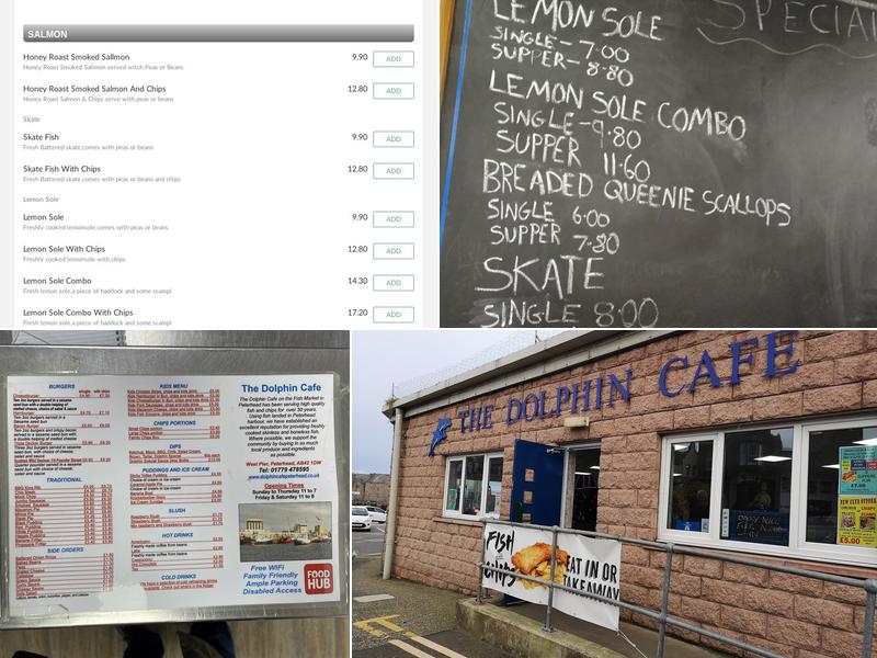 Dolphin Cafe Menu