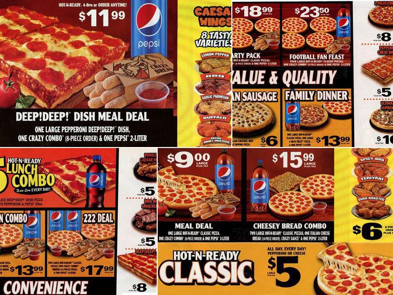 Little Caesars Pizza Menu
