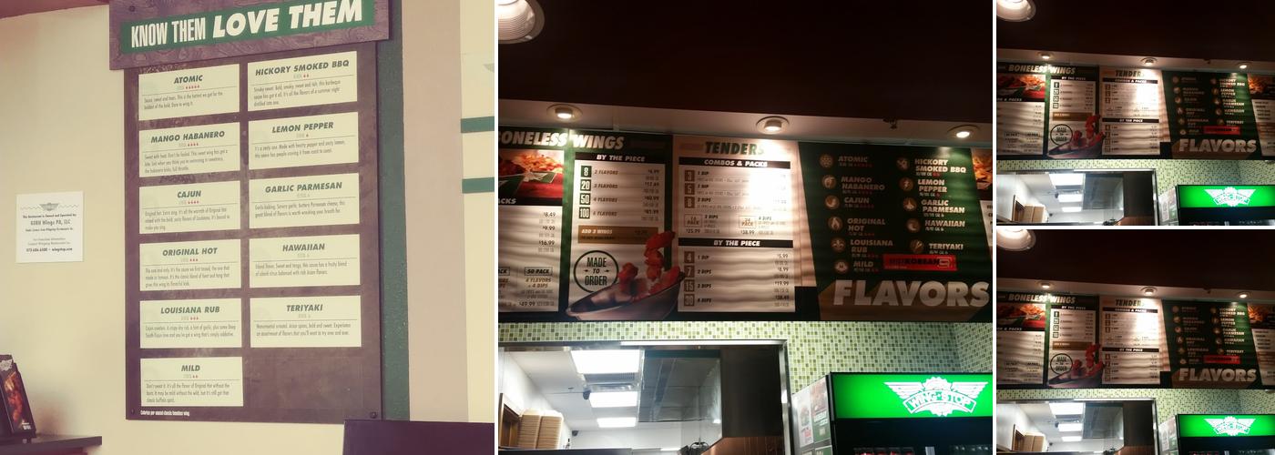 Wingstop Menu