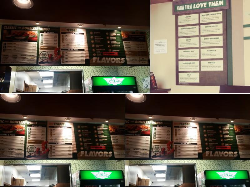 Wingstop Menu
