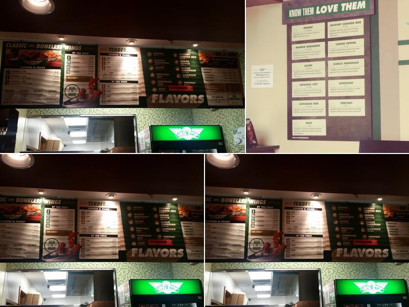 Wingstop Menu