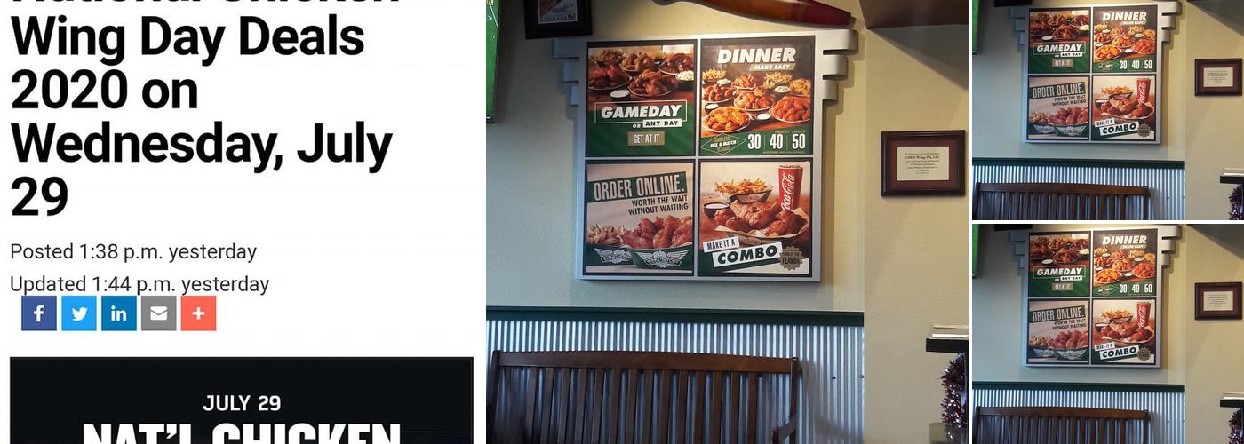 Wingstop Menu