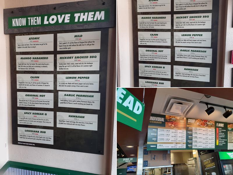 Wingstop Menu