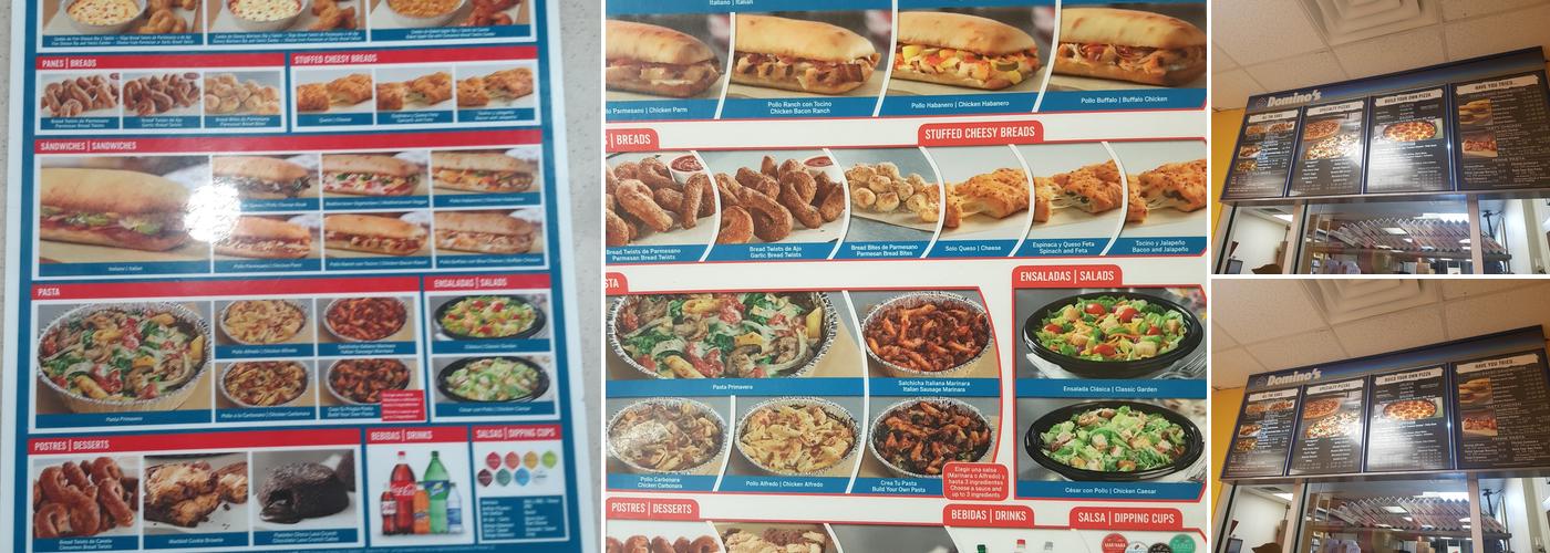 Domino's Pizza Menu
