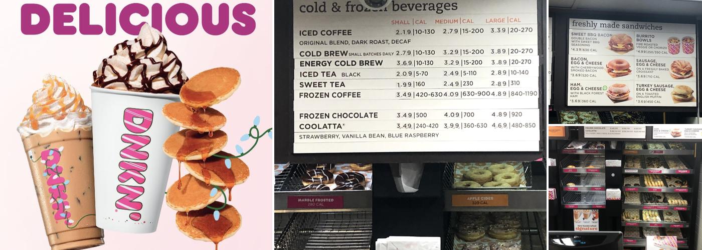 Dunkin' Menu
