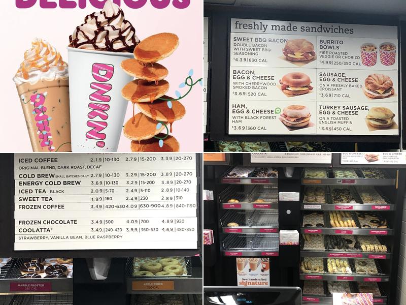 Dunkin' Menu