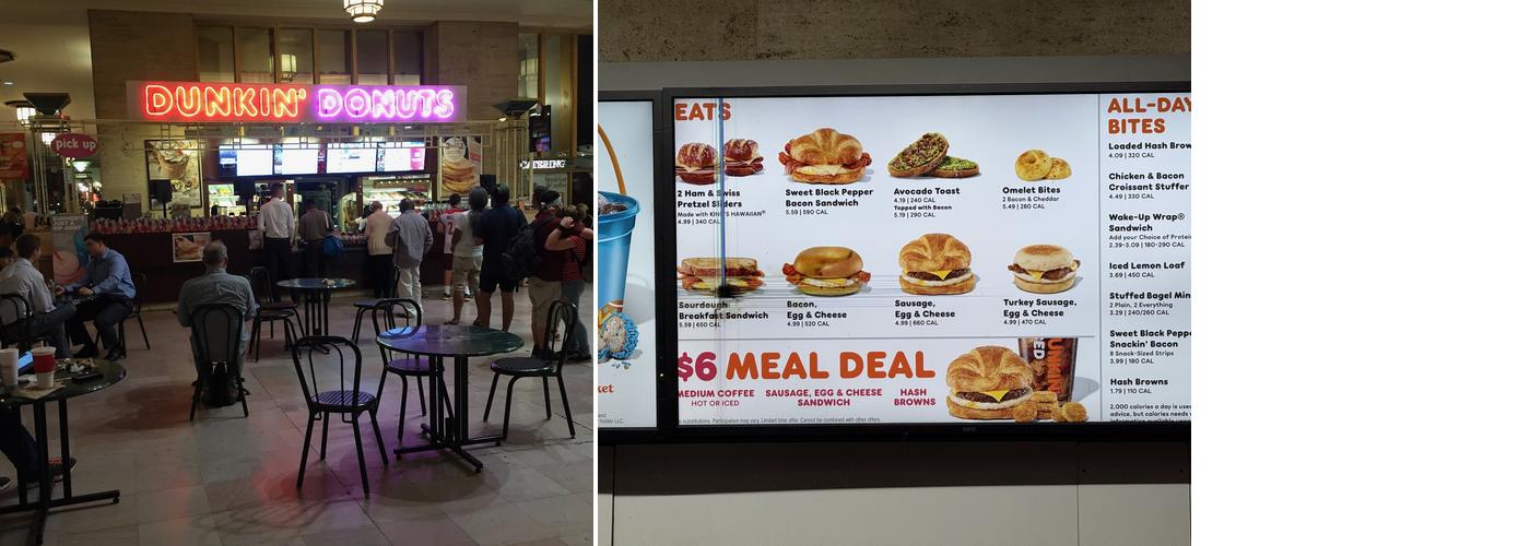 Dunkin' Menu