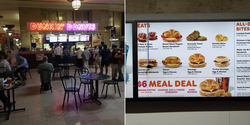 Dunkin' Menu