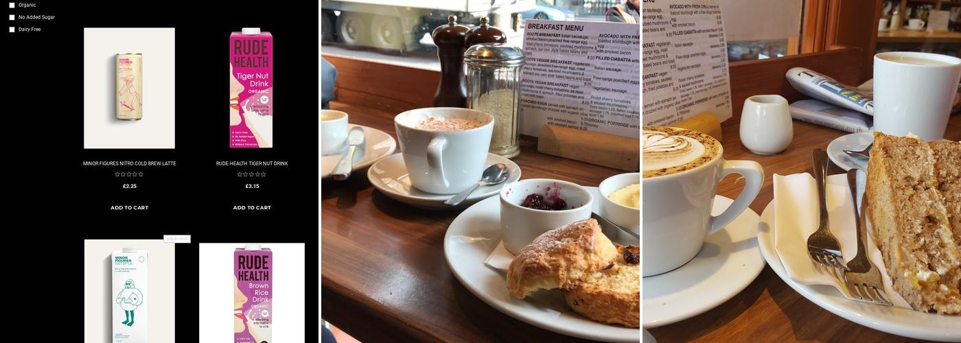 Roots, Fruits and Flowers Menu