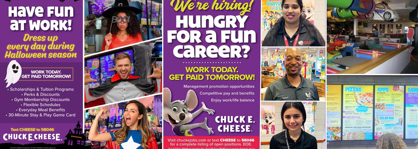 Chuck E. Cheese Menu