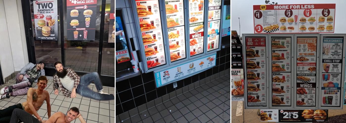 Checkers Menu