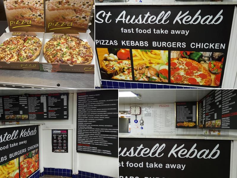 St Austell Kebab Menu