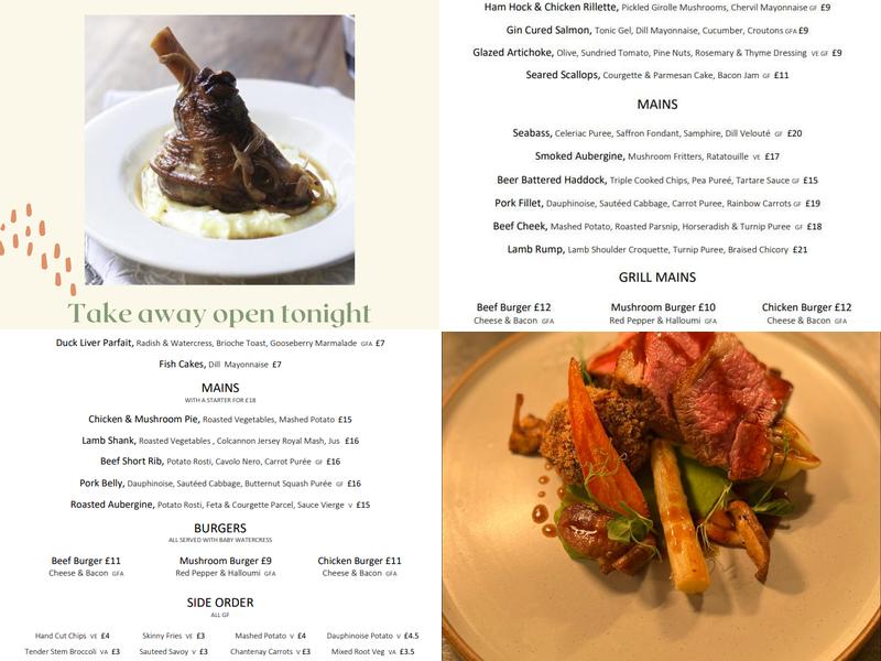 Home Sweet Home Menu