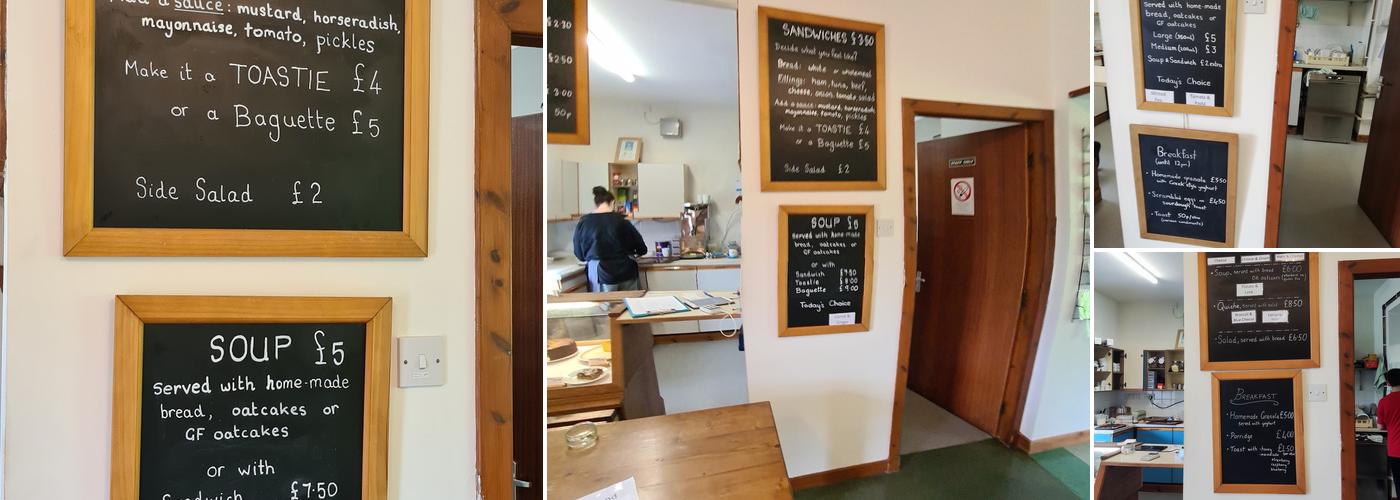 The Elphin Tearooms Menu
