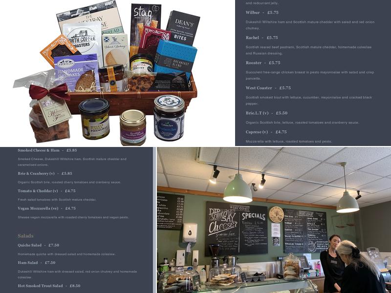 West Coast Delicatessen Menu