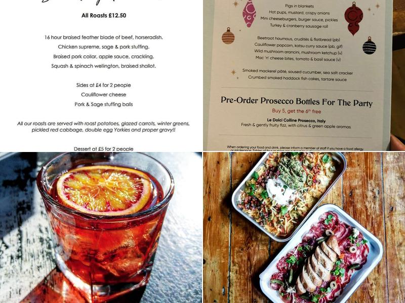 Pratts and Payne Menu