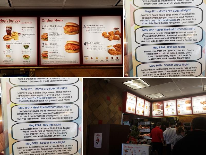 Chick-fil-A Menu