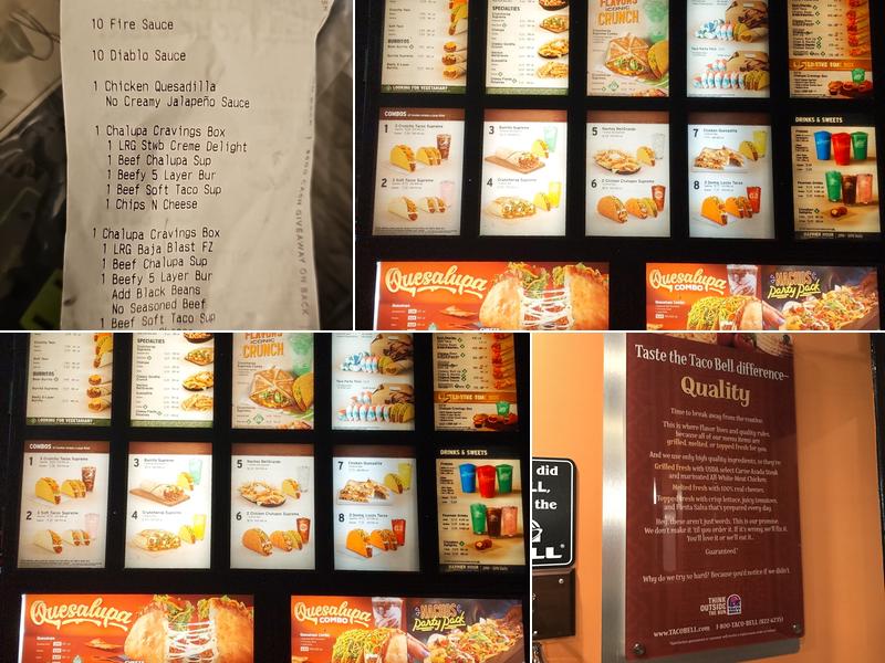 Taco Bell Menu
