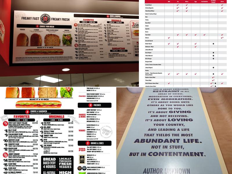 Jimmy John's Menu