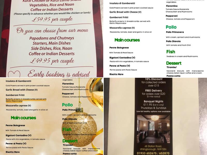 Masala Restaurant Menu