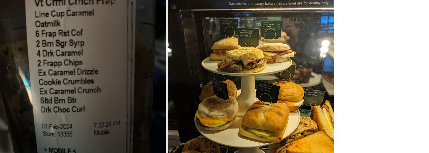 Starbucks Menu