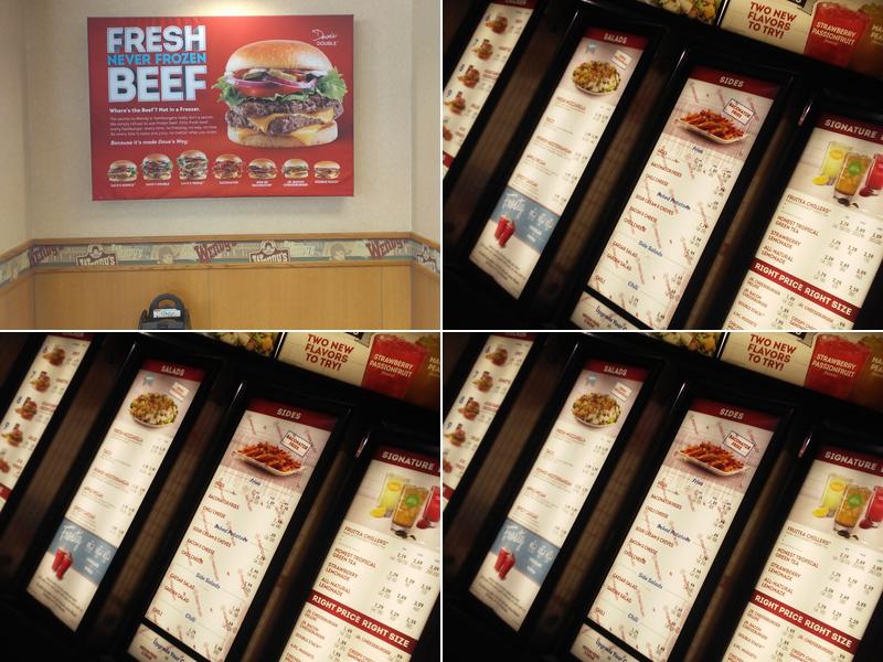 Wendy's Menu