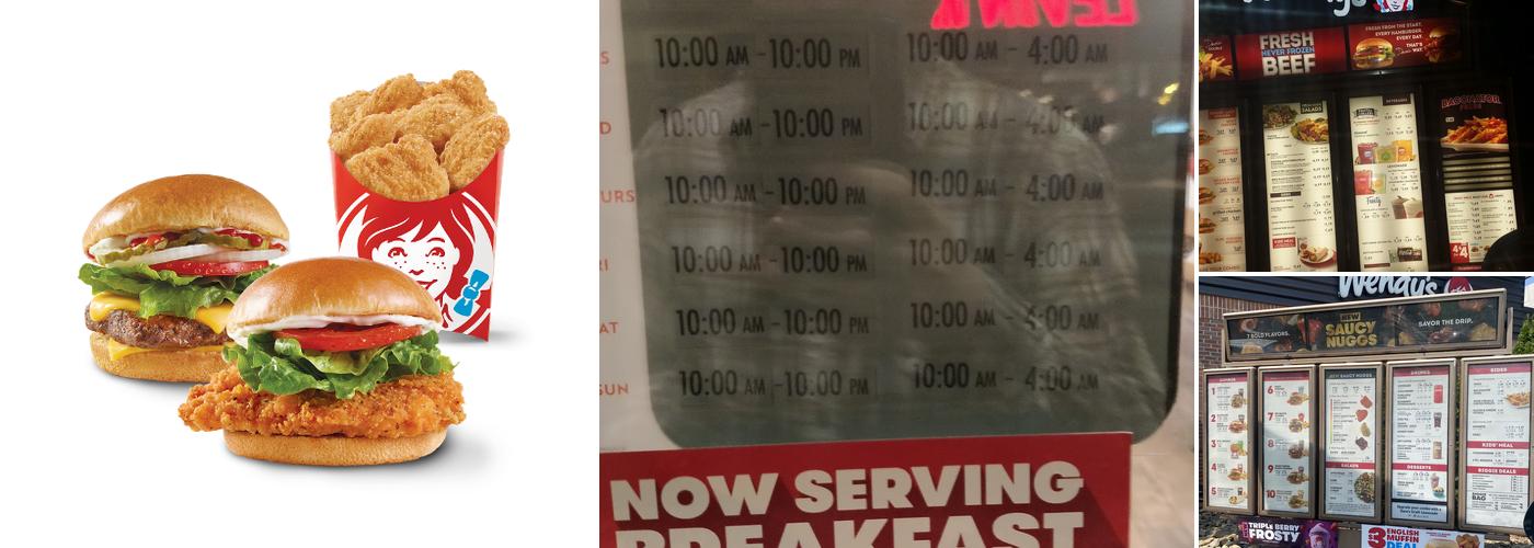 Wendy's Menu