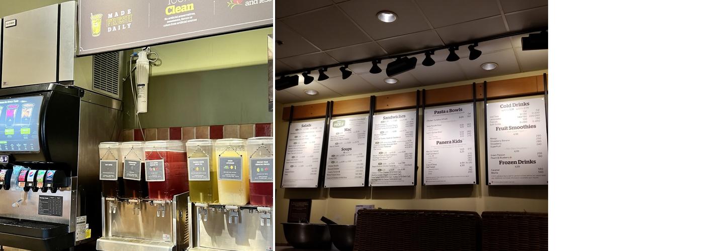 Panera Bread Menu