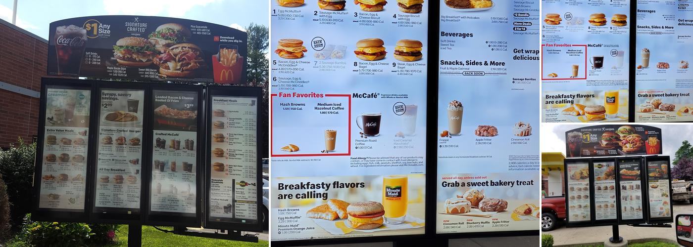 McDonald's Menu