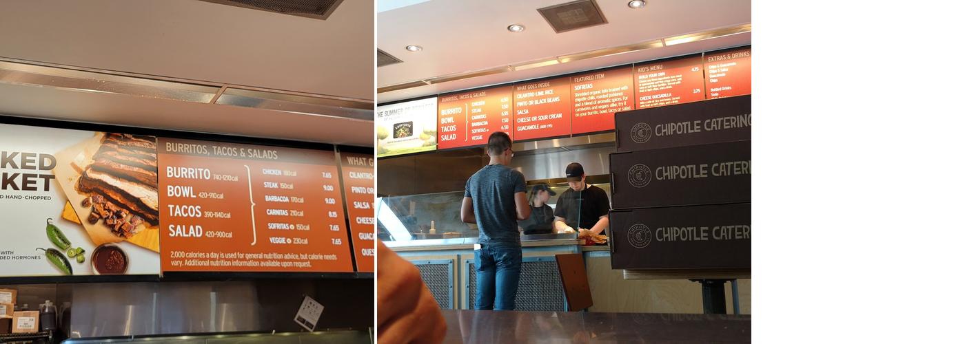 Chipotle Mexican Grill Menu