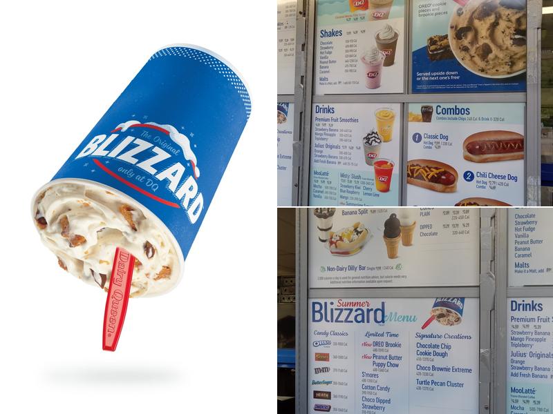 Dairy Queen (Treat) Menu