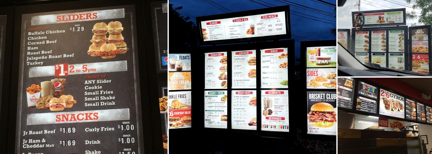 Arby's Menu