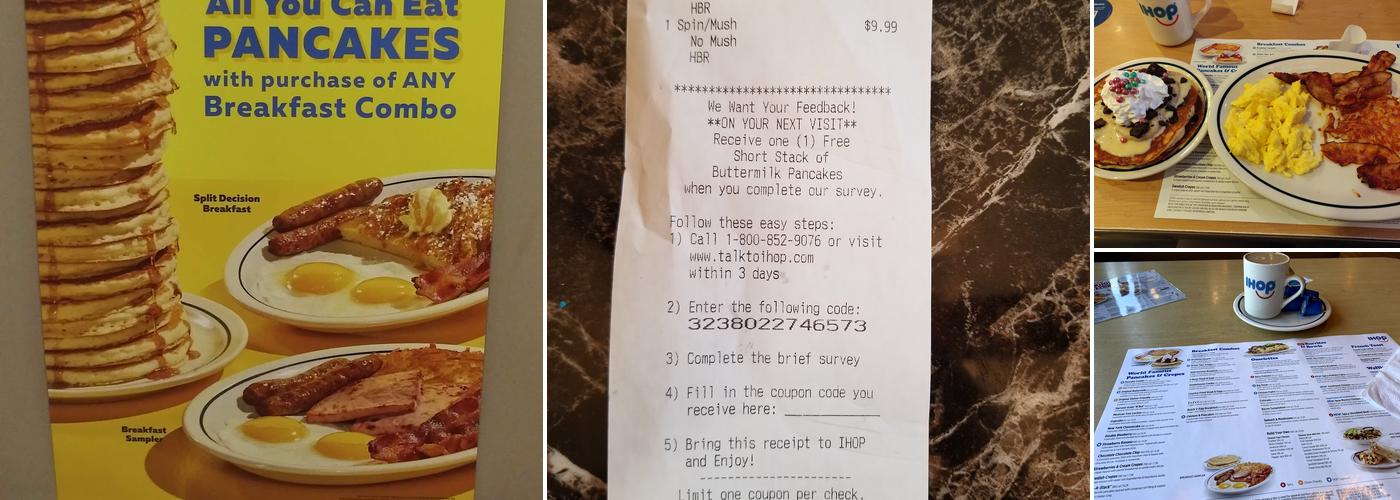 IHOP Menu