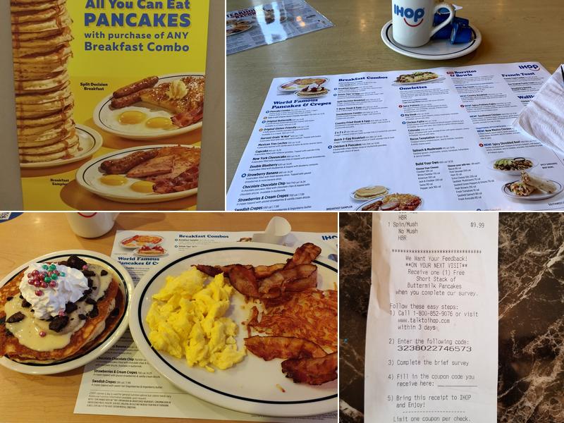 IHOP Menu