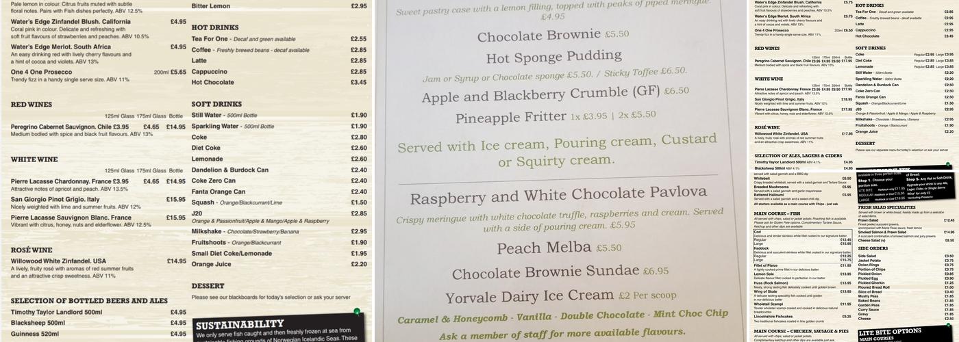 The Elite Fish & Chip Company Menu