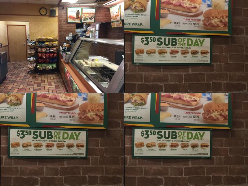 Subway Menu
