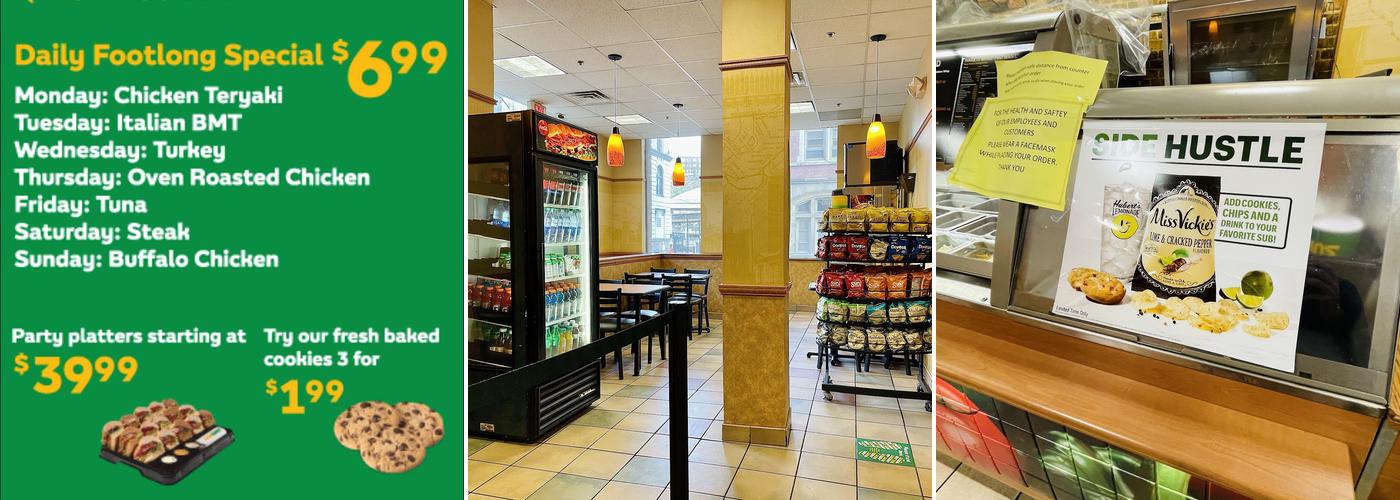 Subway Menu