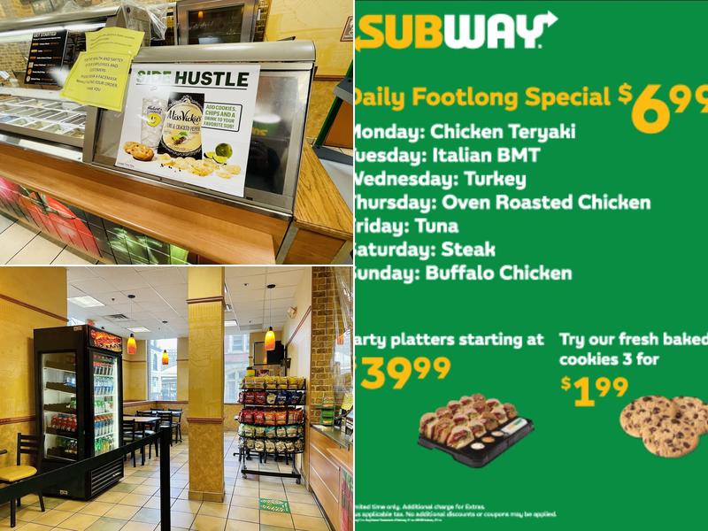 Subway Menu