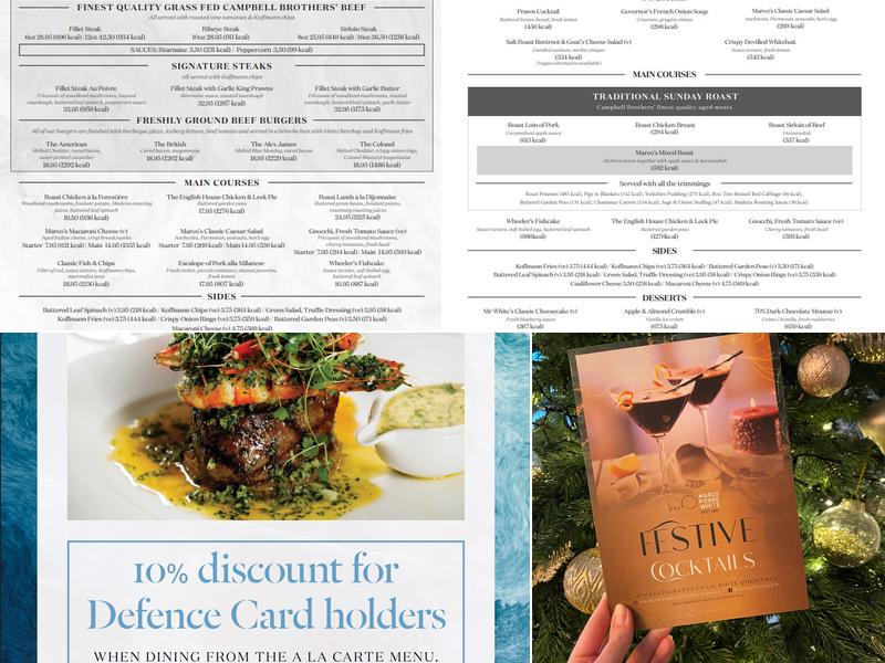 Marco Pierre White Steakhouse, Bar & Grill Lincoln Menu