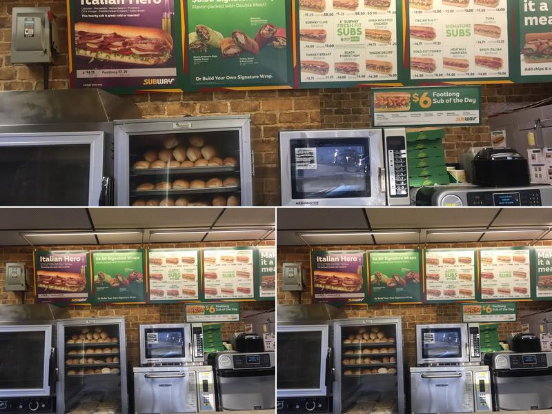 Subway Menu