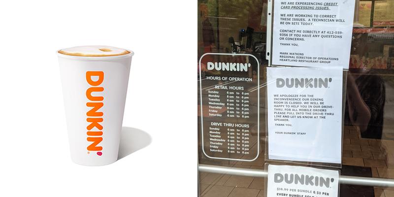 Dunkin' Menu