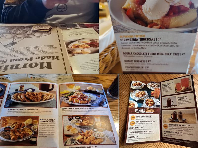 Cracker Barrel Old Country Store Menu