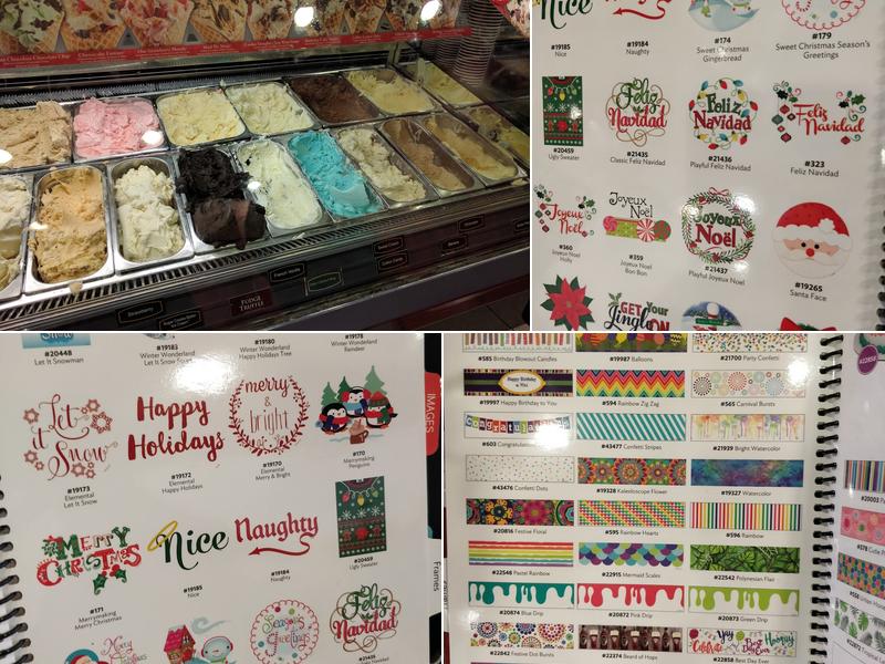 Cold Stone Creamery Menu