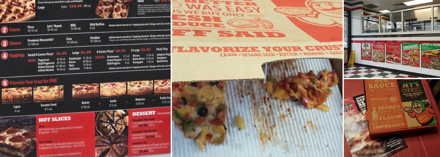 Jet's Pizza Menu