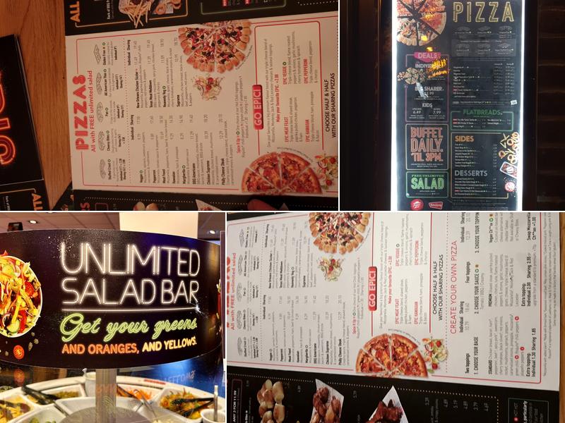 Pizza Hut Restaurants Menu