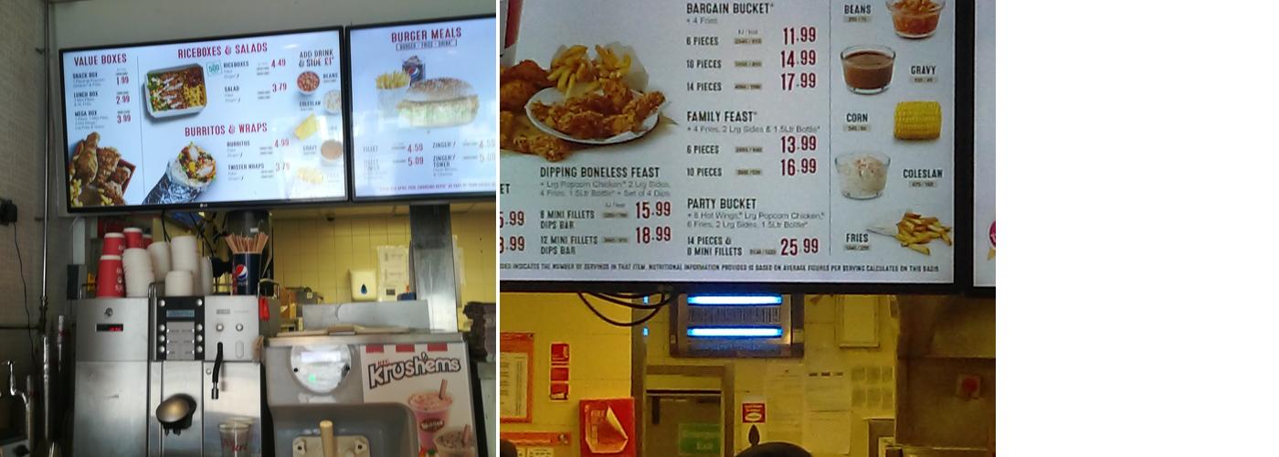 KFC Swindon - Clive Parade Menu