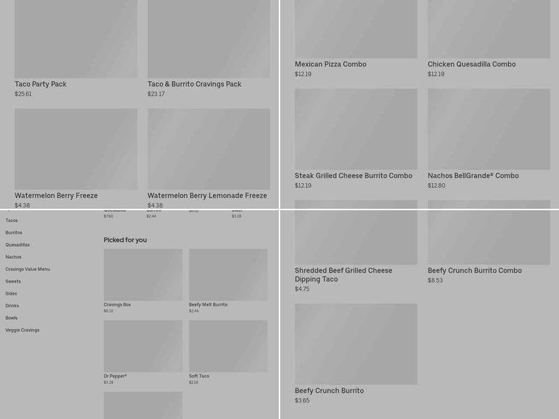 Taco Bell Menu